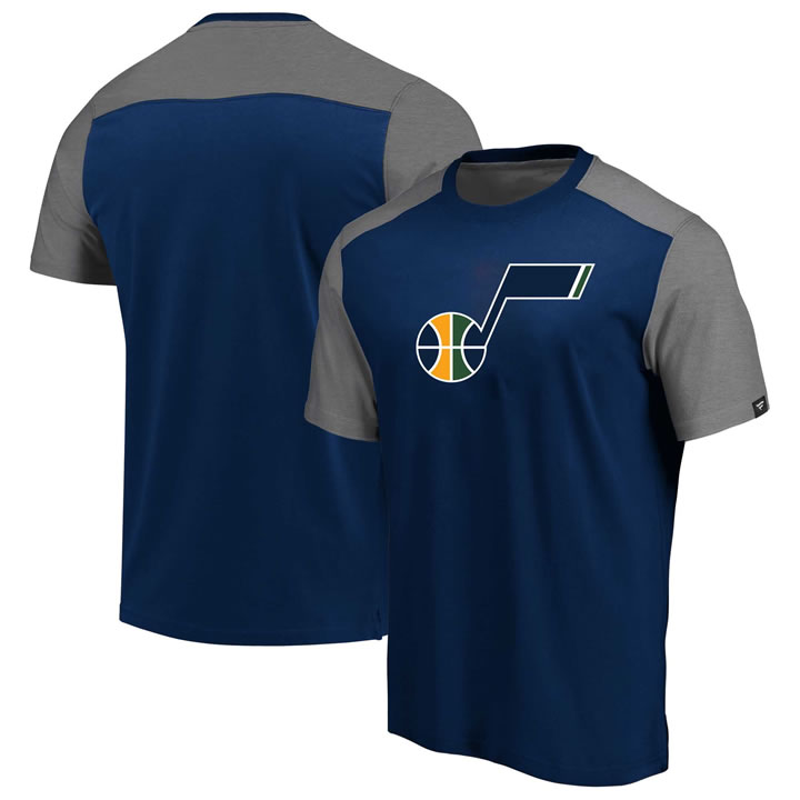 Utah Jazz Fanatics Branded Iconic Blocked T-Shirt Navy,We sell and wholesale Utah Jazz Fanatics Branded Iconic Blocked T-Shirt Navy on line form chian!